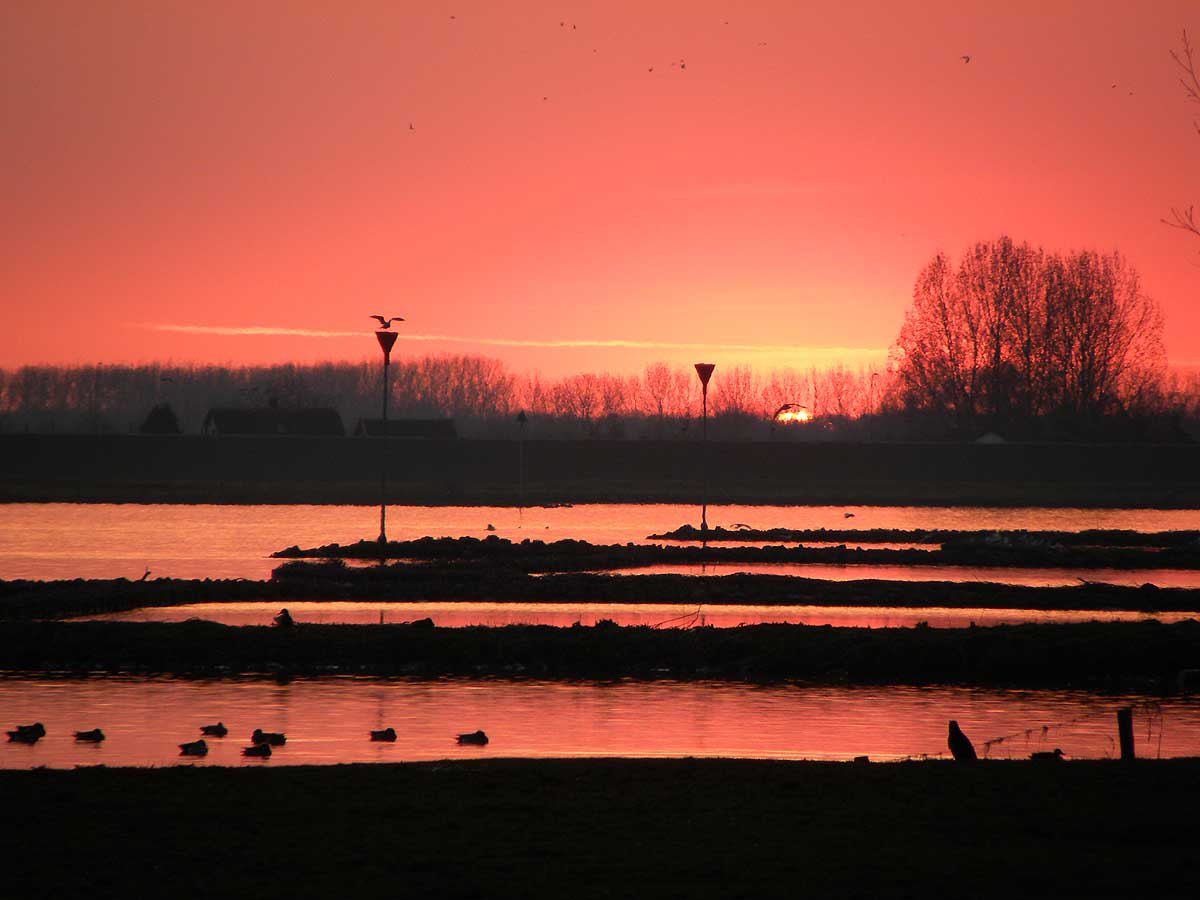 Zonsondergang aan de Lek 2 22 maart 2011 3