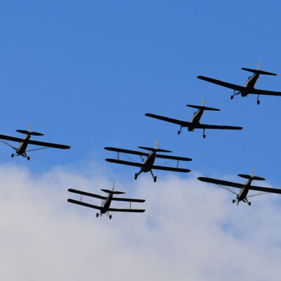 Historische vliegtuigen Vliegend Museum Seppe